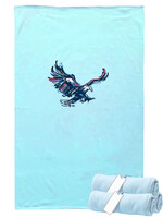 MV Sport Sweatshirt Blanket with Painted Eagle