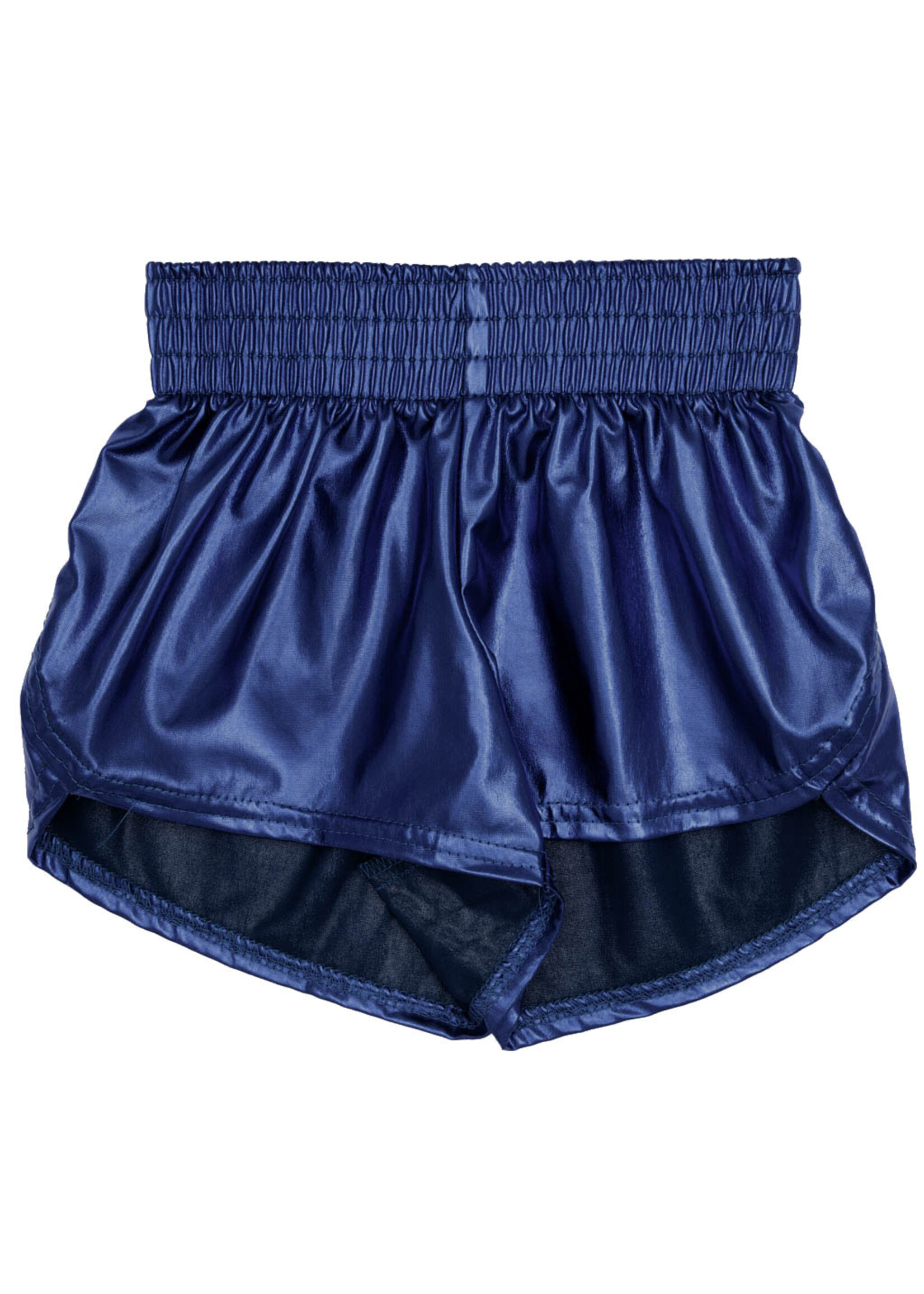 AZARHIA Metallic Steph Shorts Navy