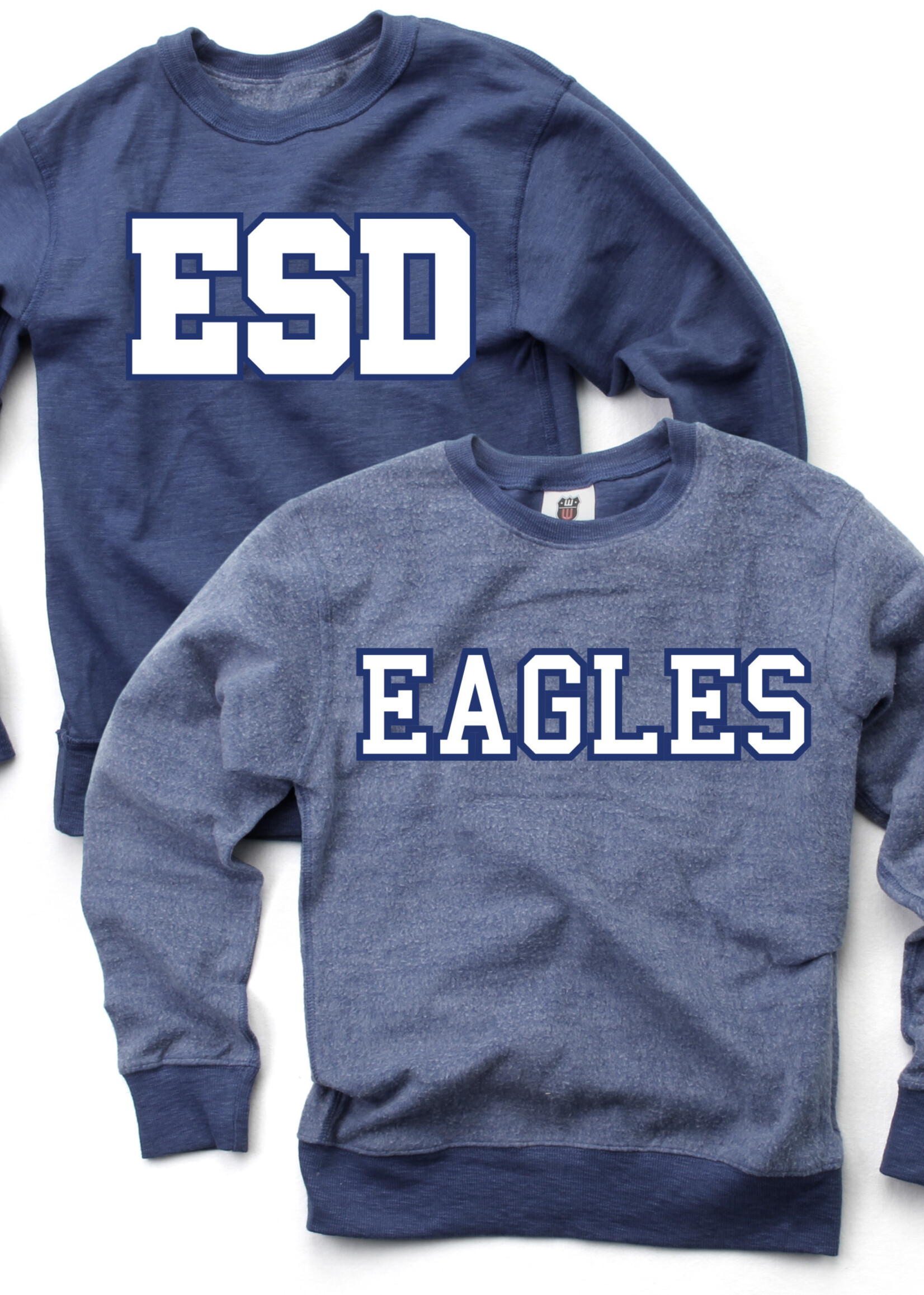 Wes and Willy Reversible Fleece Crew
