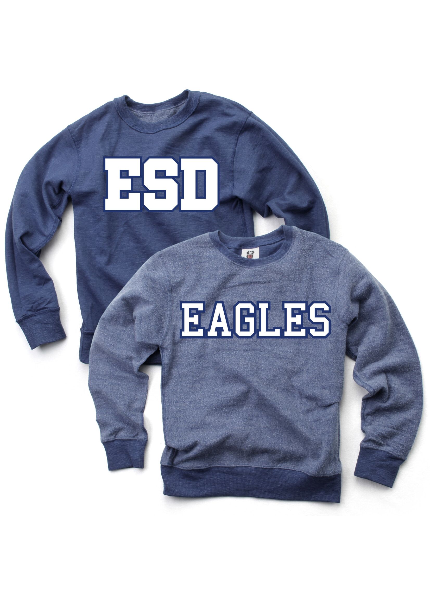 Wes and Willy Reversible Fleece Crew