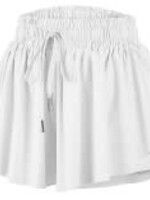 Azarhia AZARHIA Butterfly Flowy Skort White