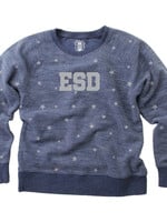 Wes and Willy Navy Fleece with Shimmer Star