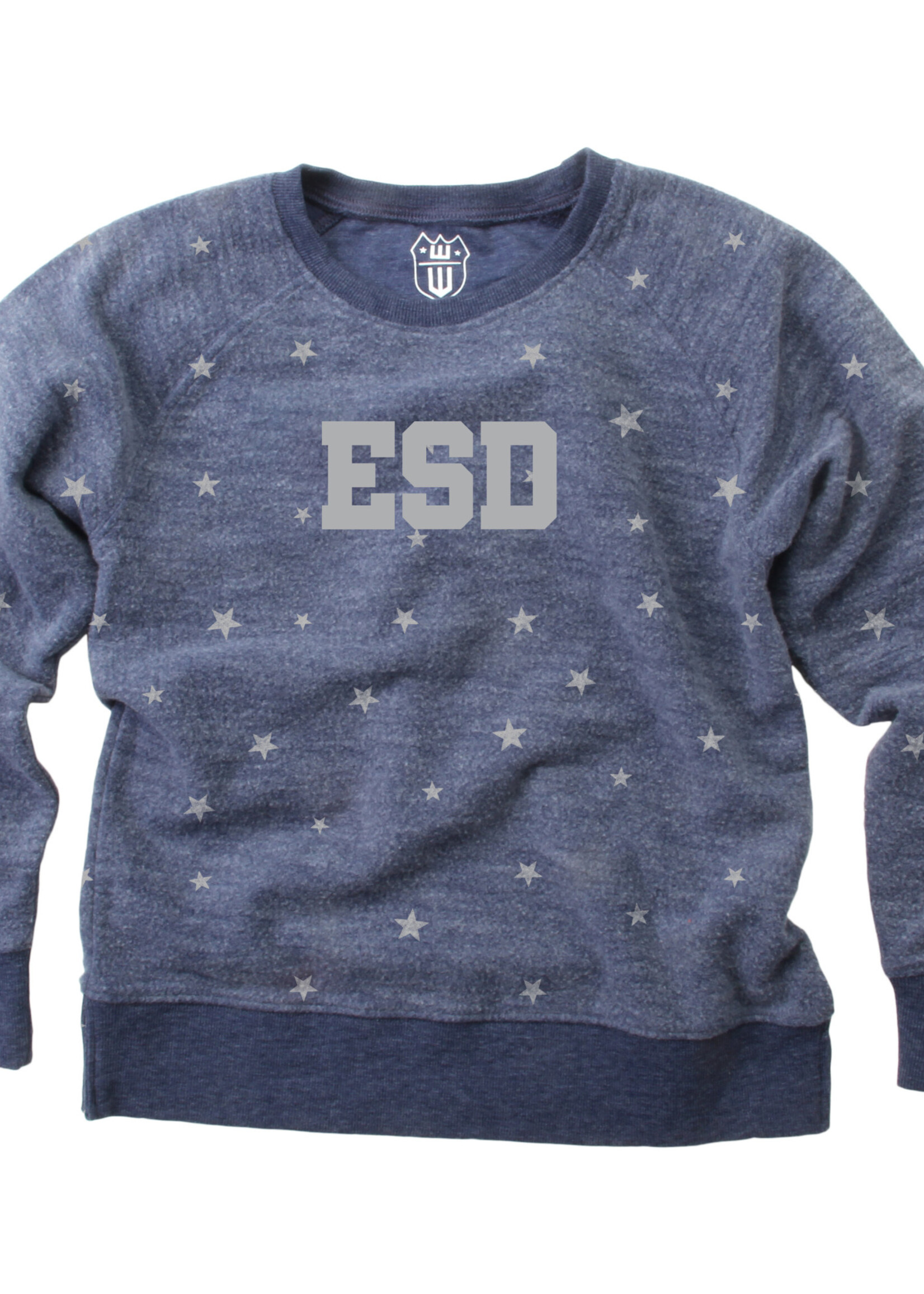 Wes and Willy Navy Fleece with Shimmer Star