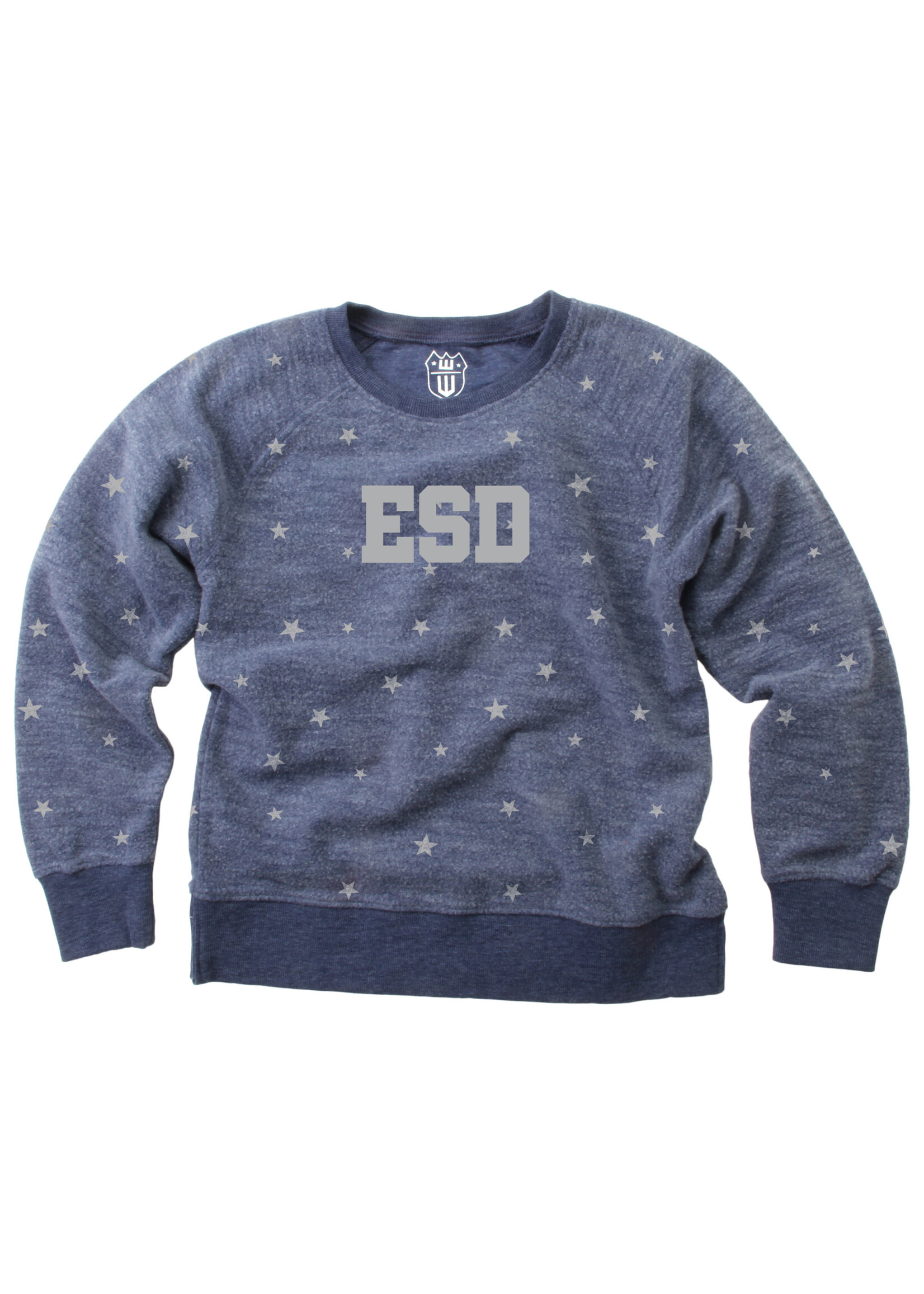Wes and Willy Navy Fleece with Shimmer Star