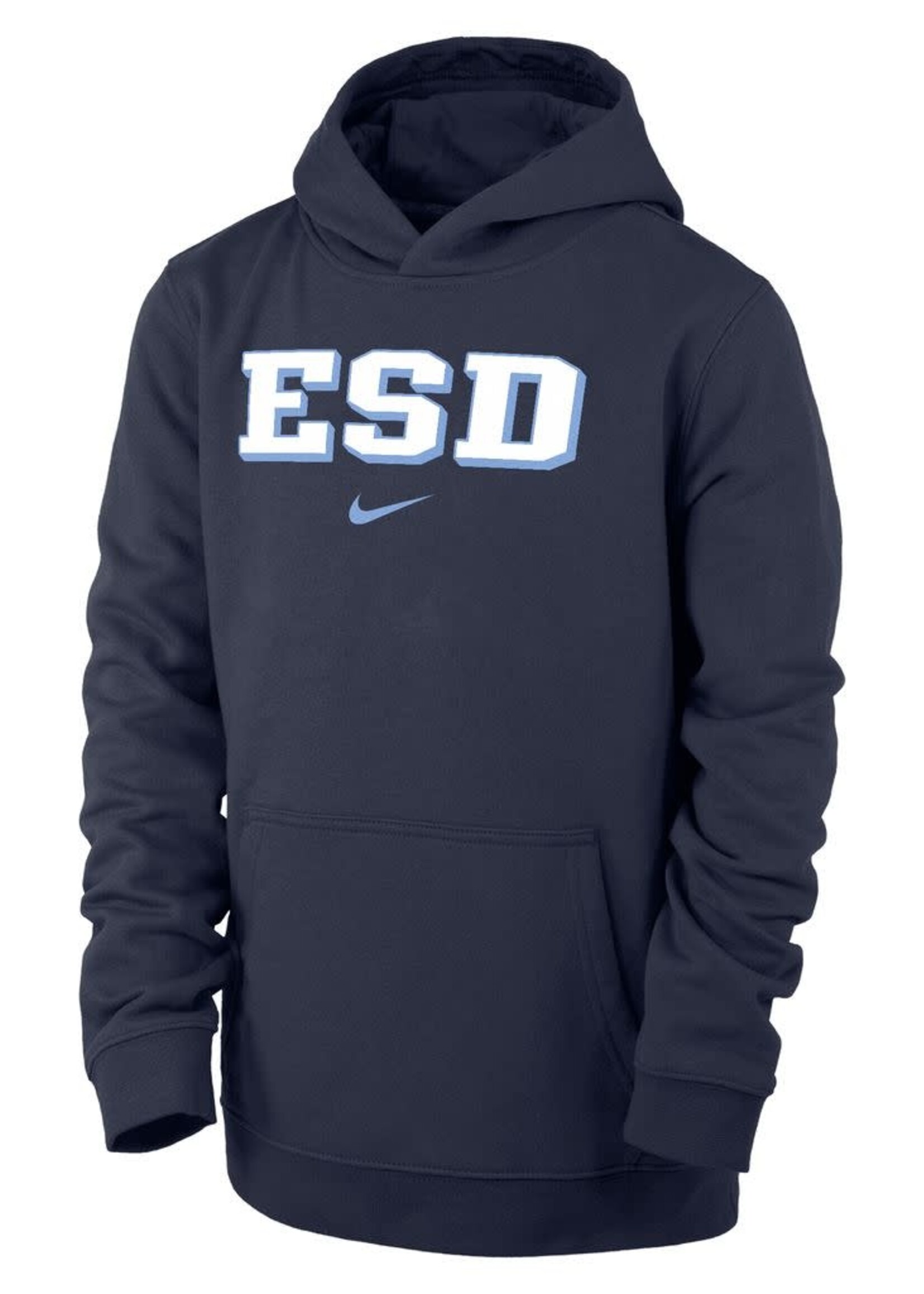 Nike NIKE Club Fleece Hoodie with ESD Lt Blue Drop Shadow