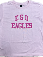 EN T-Shirt Pink ESD Eagles Drop Shadow