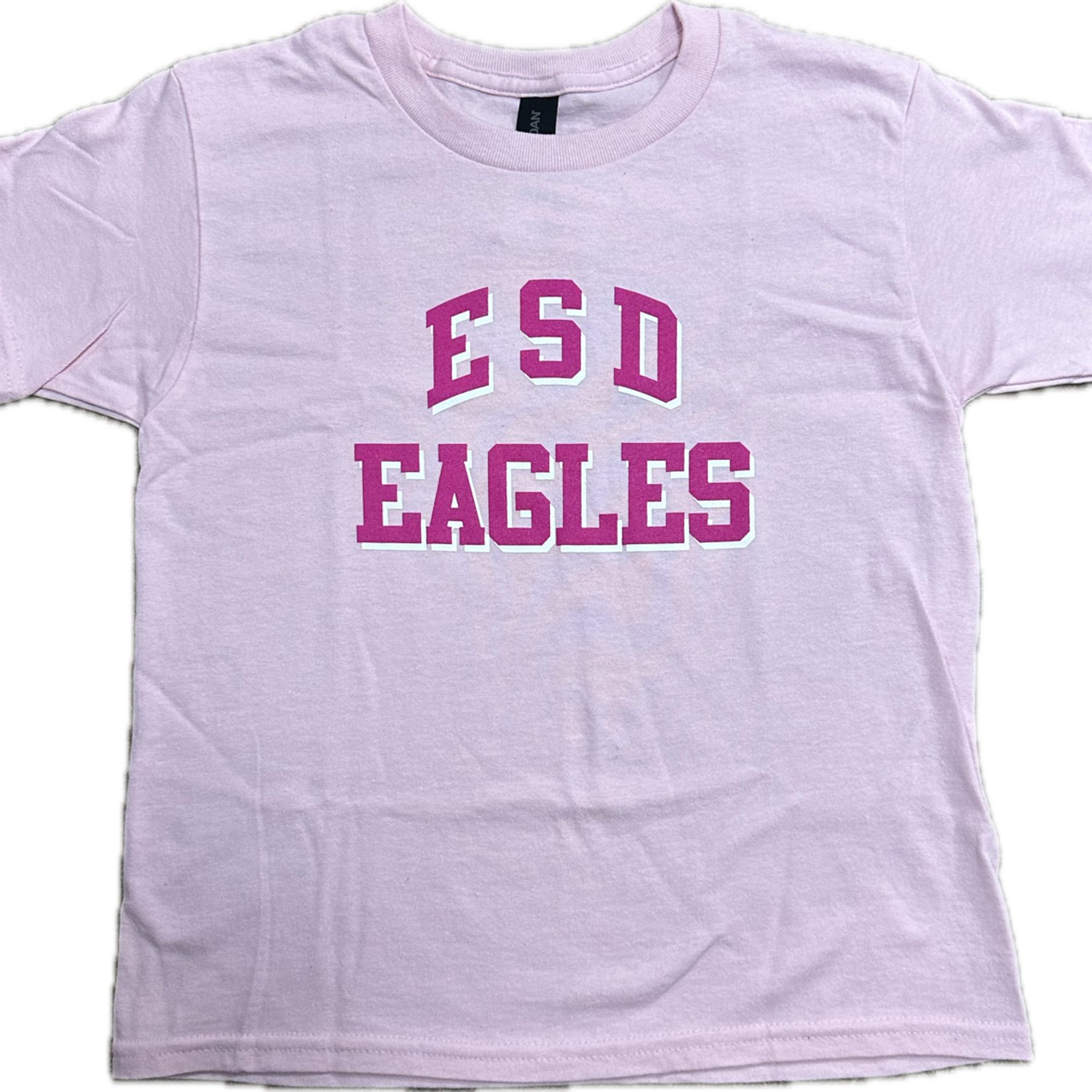 EN T-Shirt Pink ESD Eagles Drop Shadow