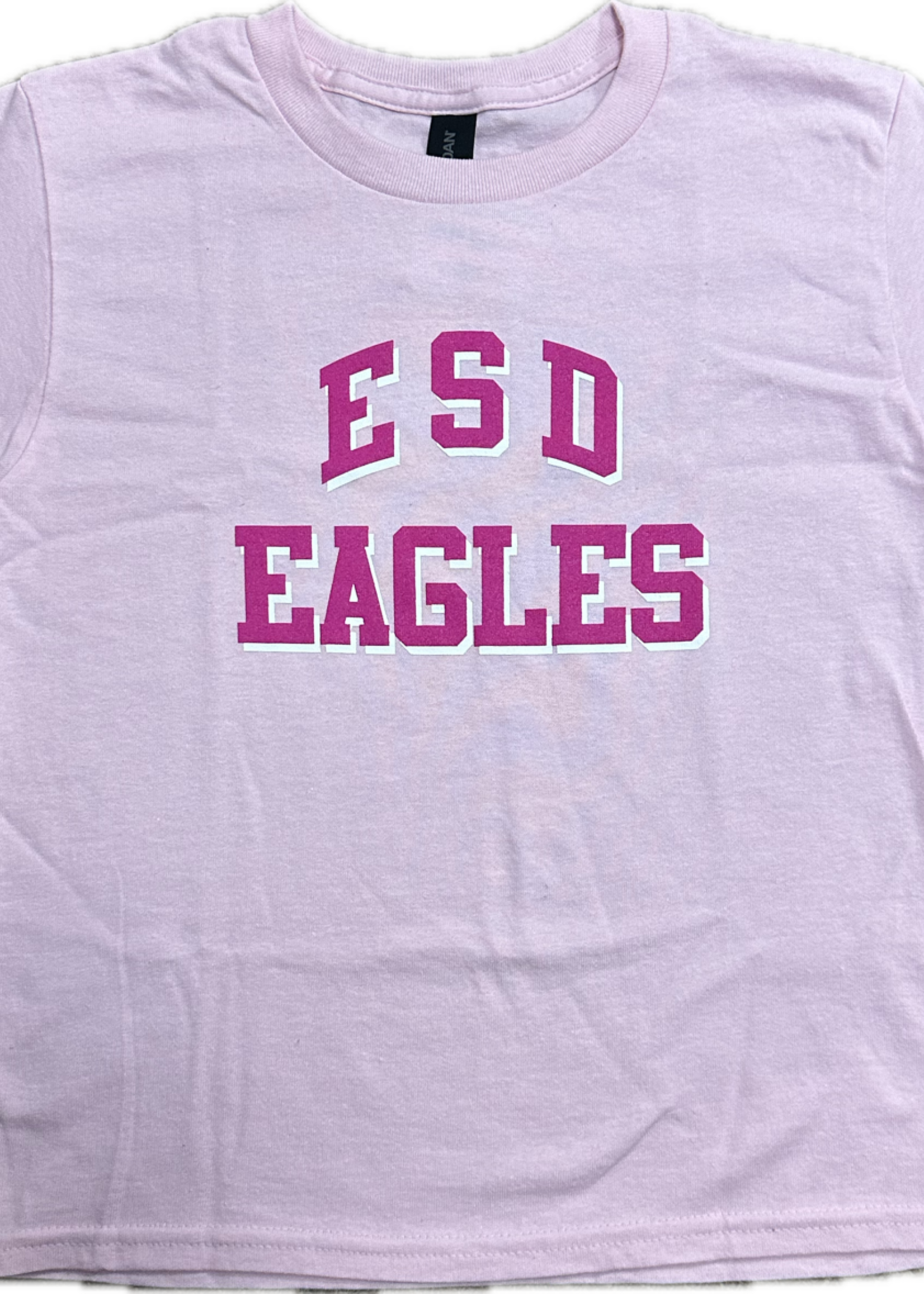 EN T-Shirt Pink ESD Eagles Drop Shadow