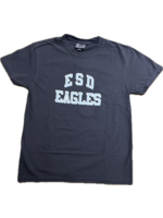 EN T-Shirt Navy CC ESD Eagles Drop Shadow
