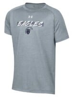 GFS U-A Tech Tee TGH with Brushstroke EAGLES in WHT