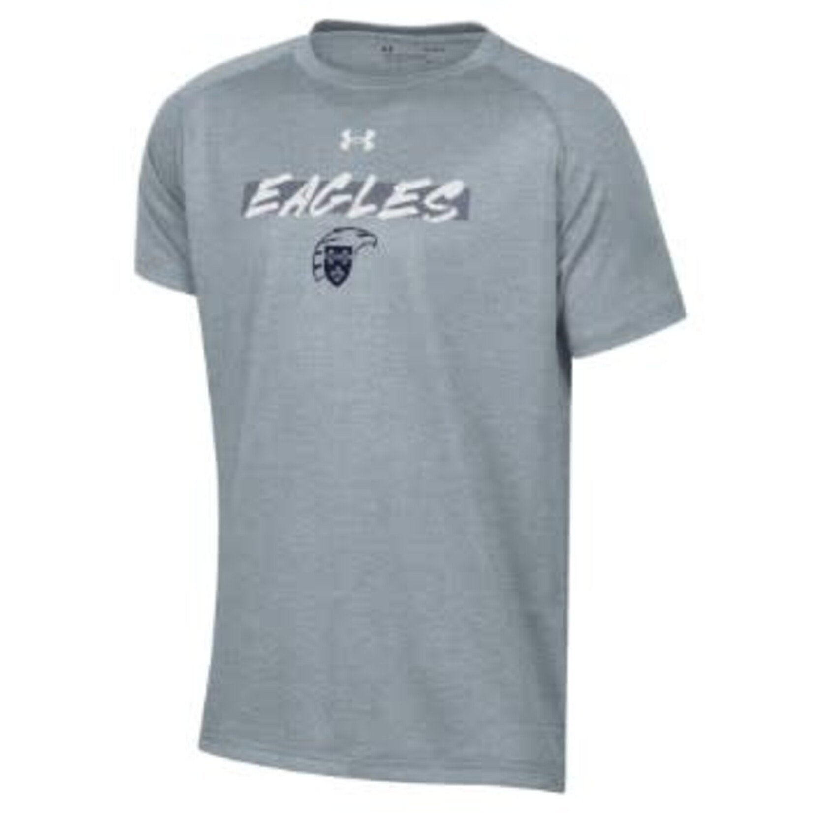 GFS U-A Tech Tee TGH with Brushstroke EAGLES in WHT