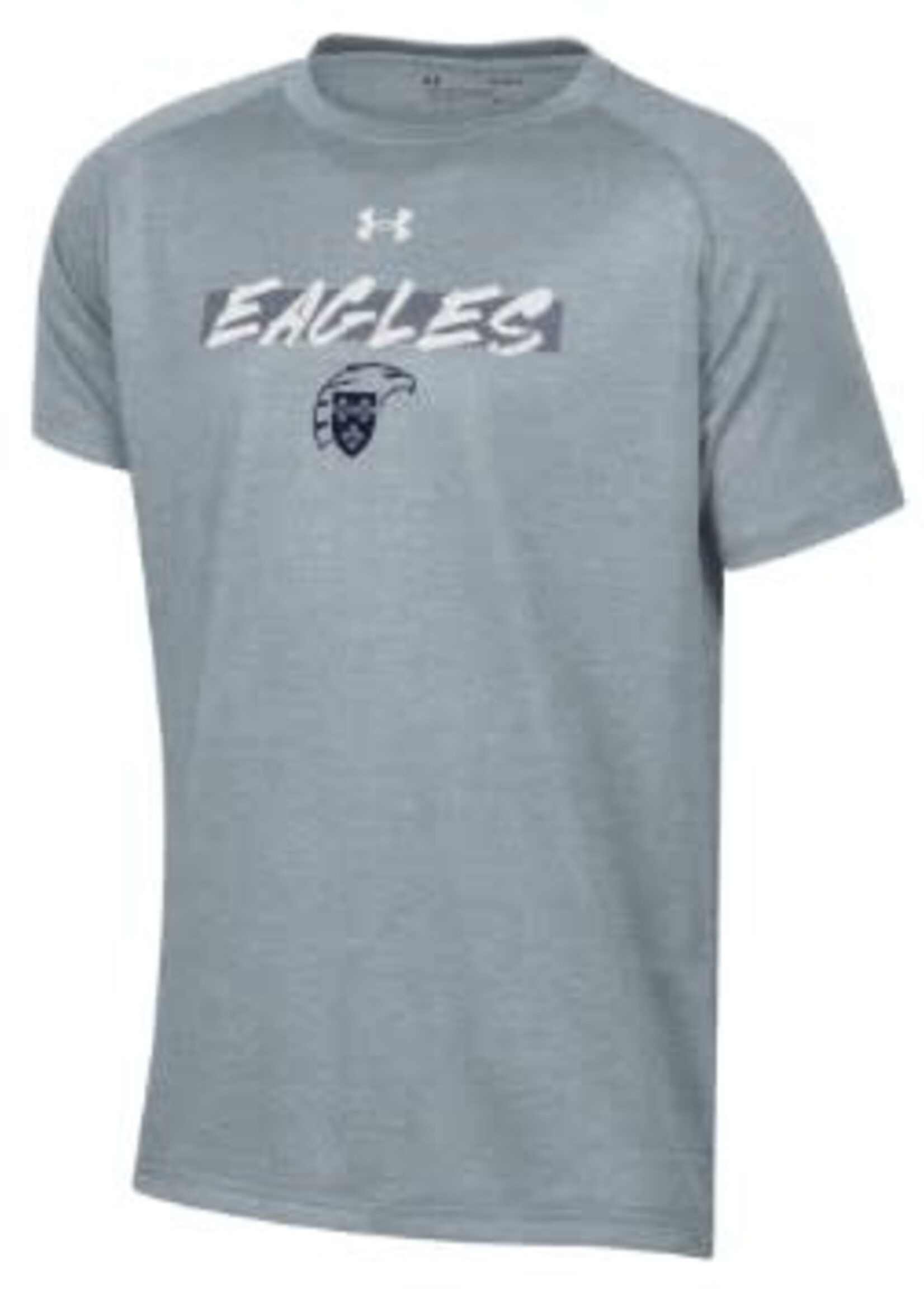 GFS U-A Tech Tee TGH with Brushstroke EAGLES in WHT