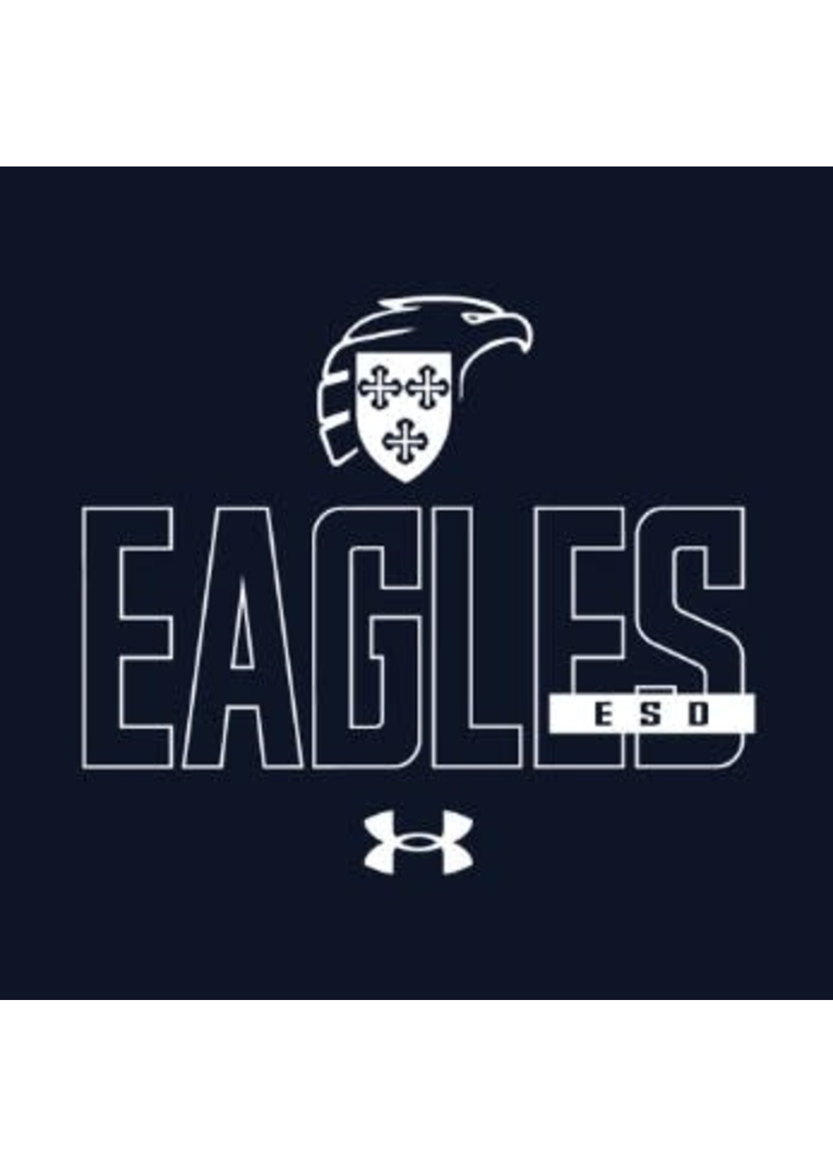 GFS U-A Novelty Tee Navy EAGLES Outline with ESD