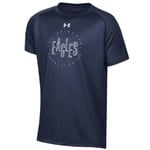 GFS U-A Navy Tee with School Name and EAGLES in Center