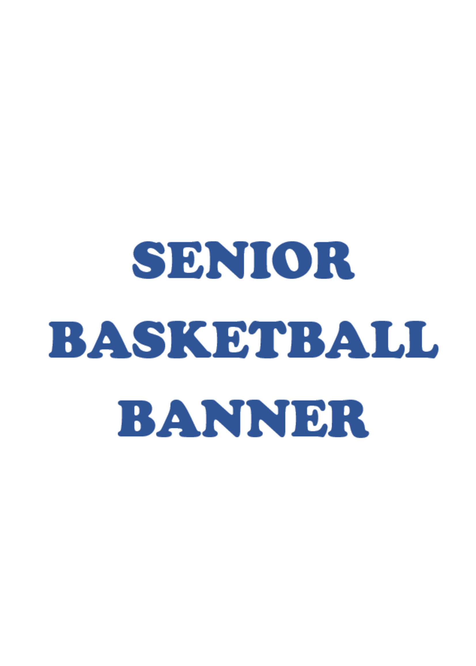 2025 Senior Basketball Banner