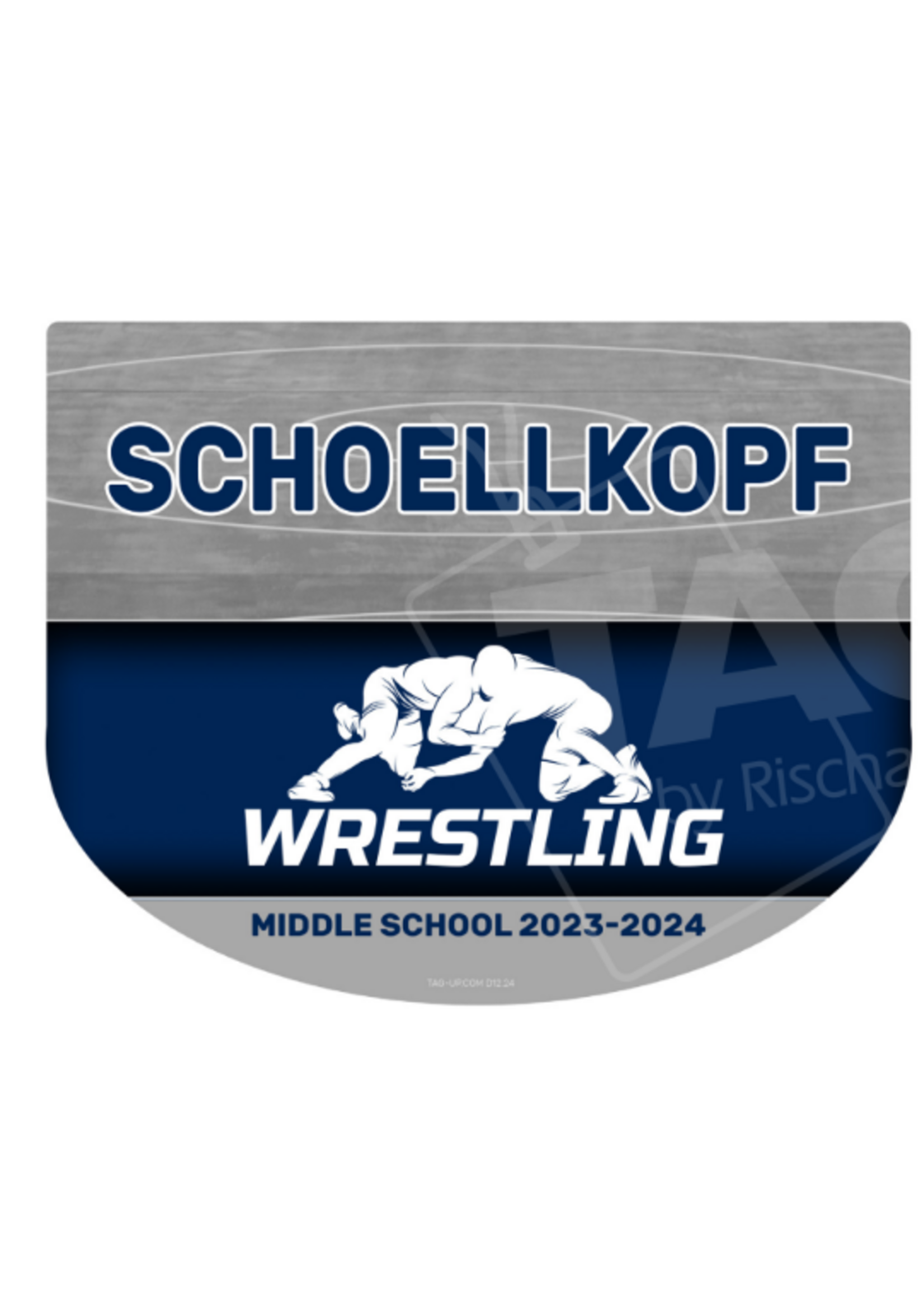 2025 Wrestling Locker Sign