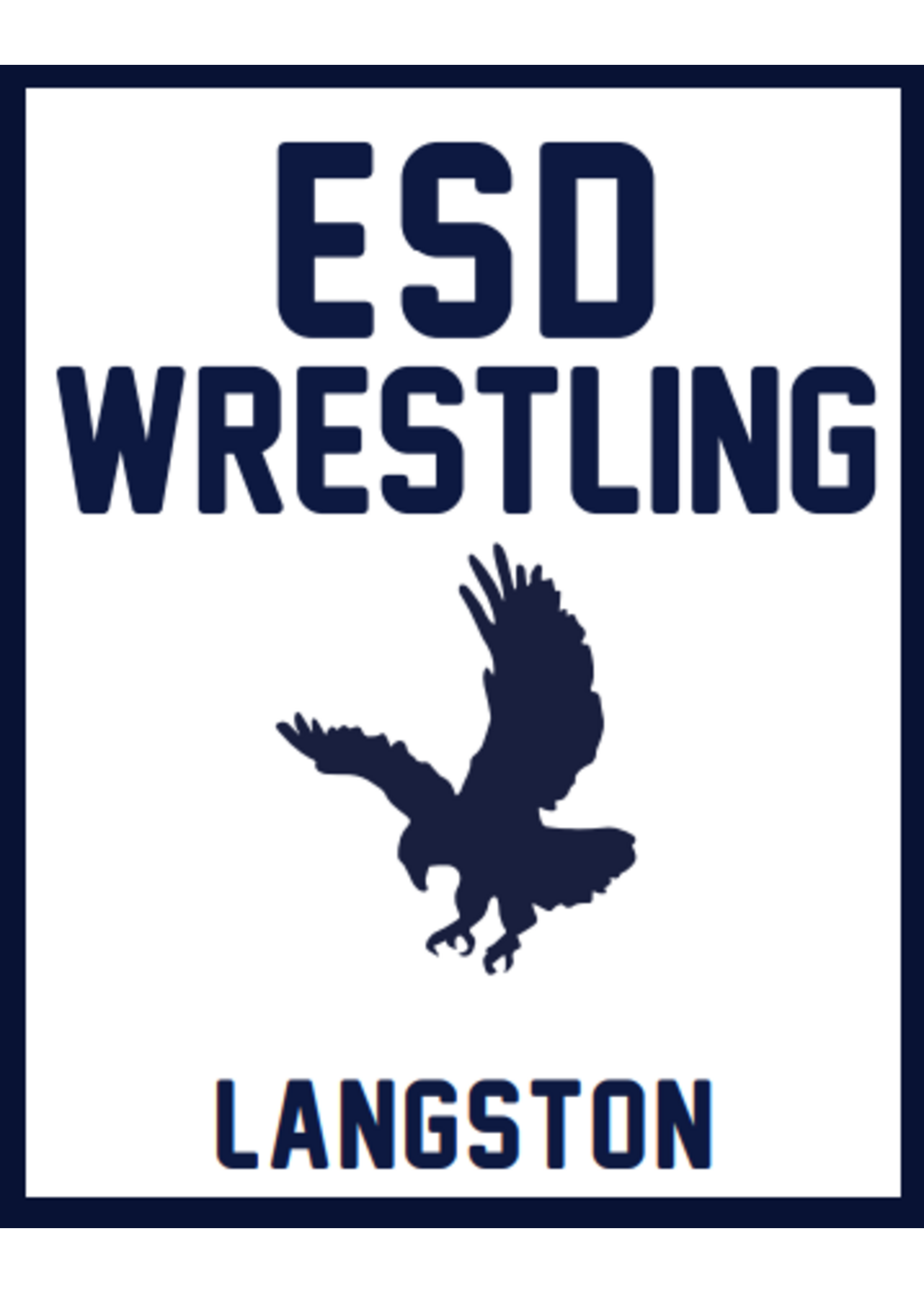 2025 Wrestling Yard Sign