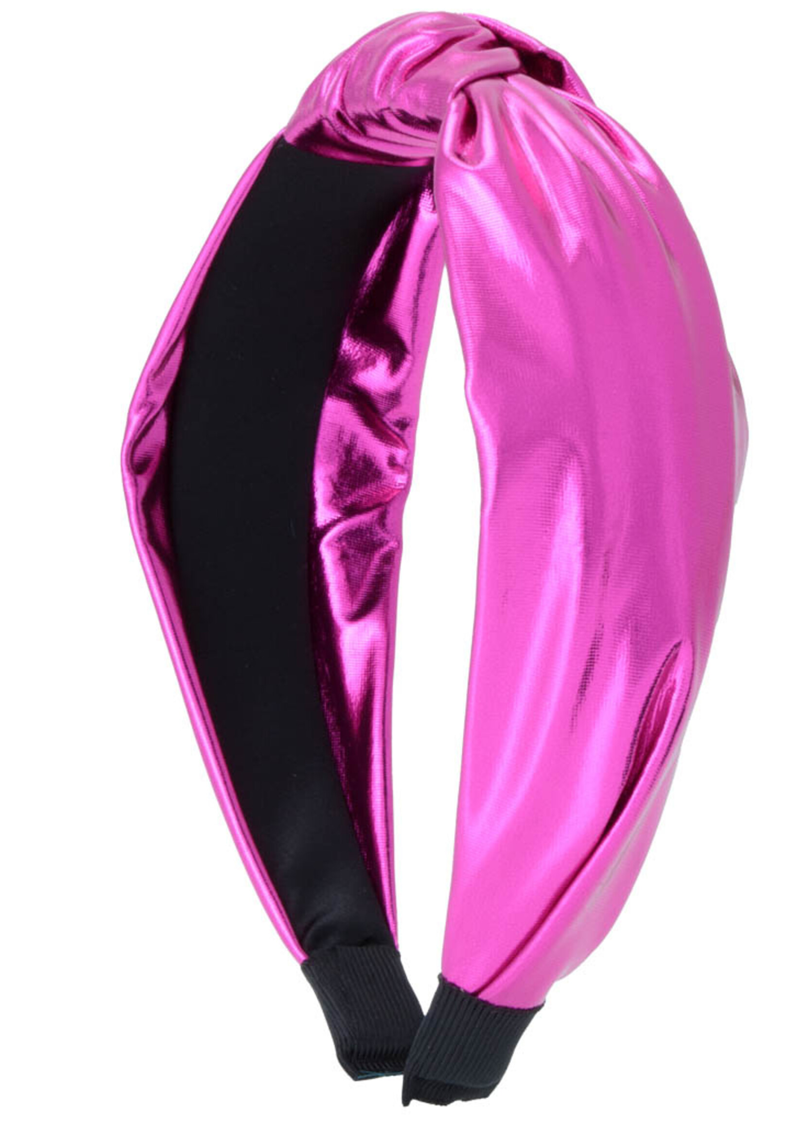 AZARHIA Metallic Top Knot Headband