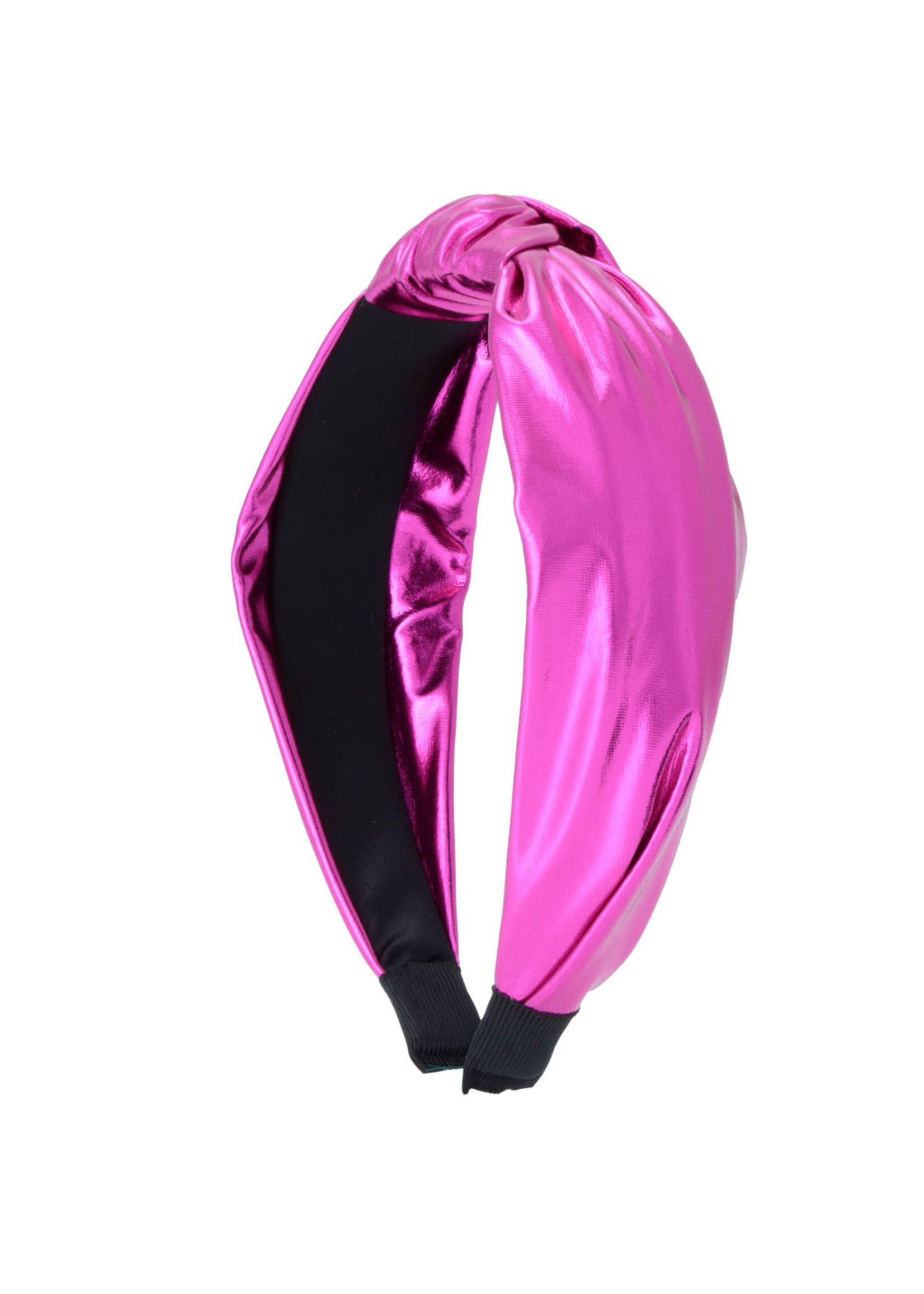 AZARHIA Metallic Top Knot Headband