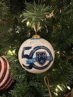 Kitty Keller 50th Anniversary Glass Ornament