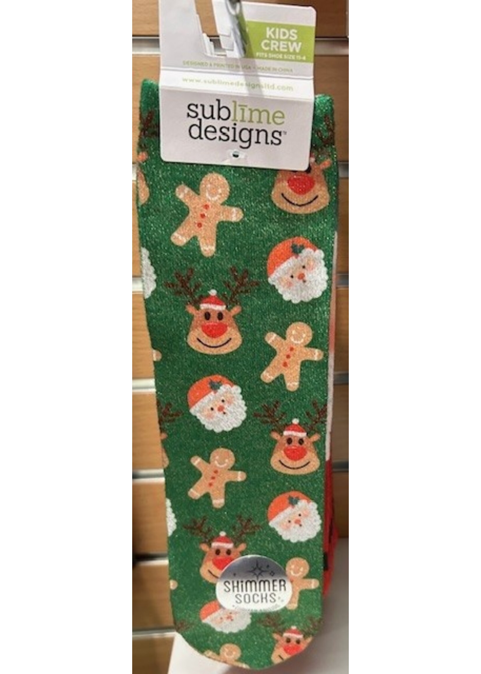 Wee Ones Holiday Crew Socks Kids