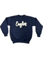 6J Threads Crew with White Chenille EAGLES