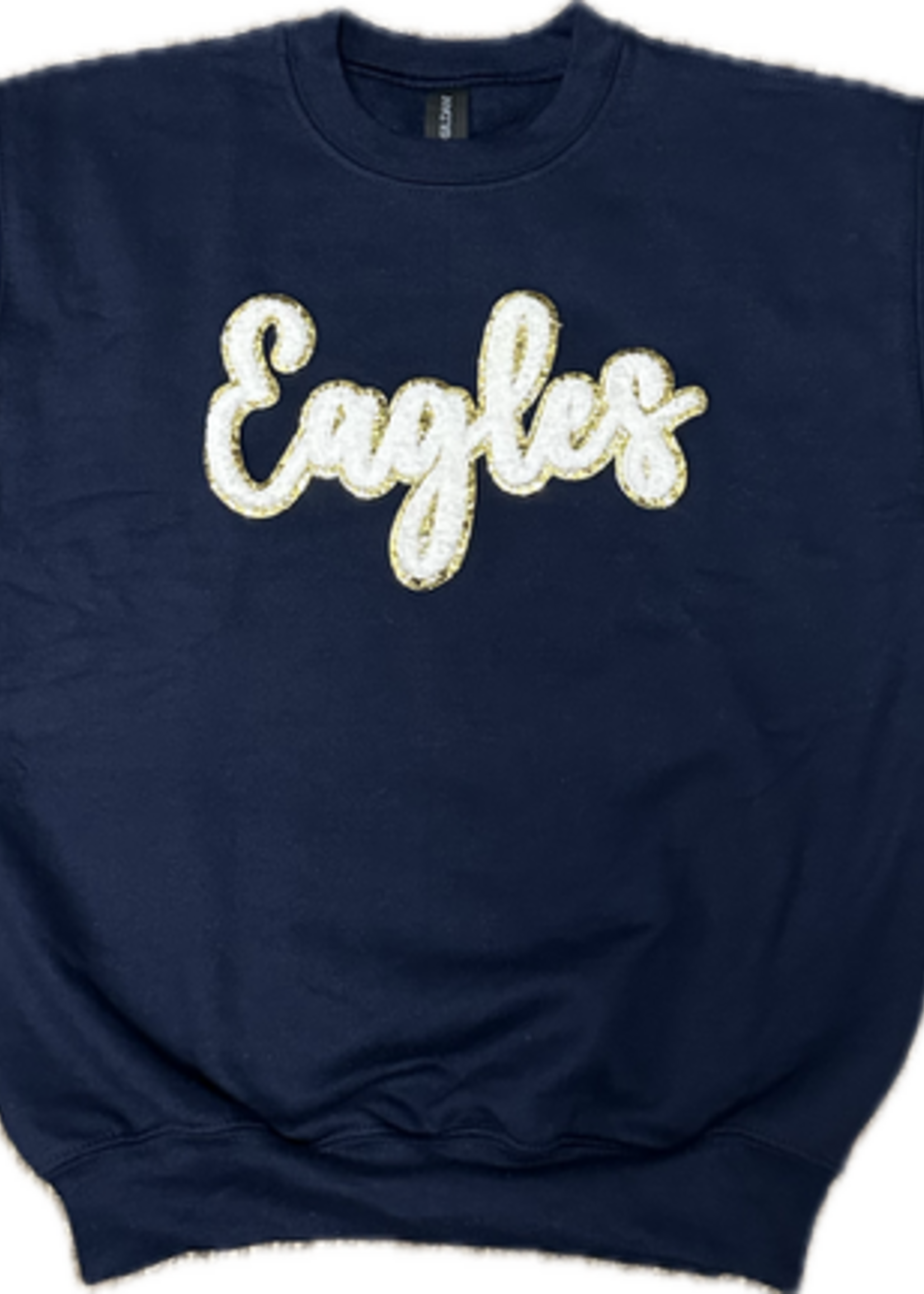6J Threads Crew with White Chenille EAGLES