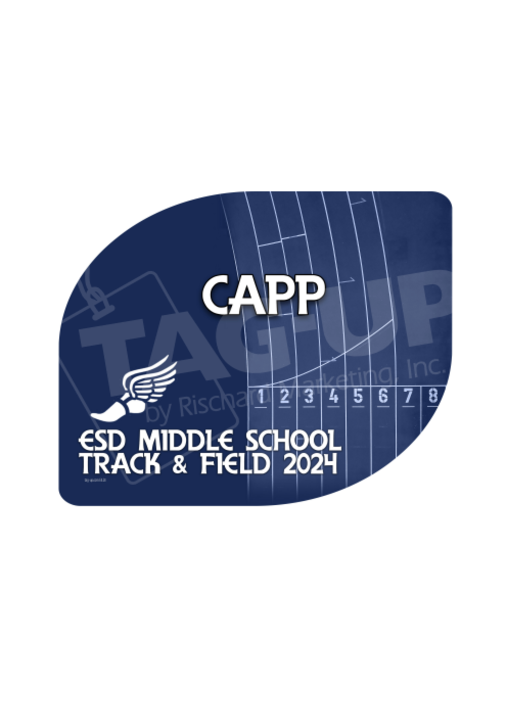 2026 Track and Field Locker Sign