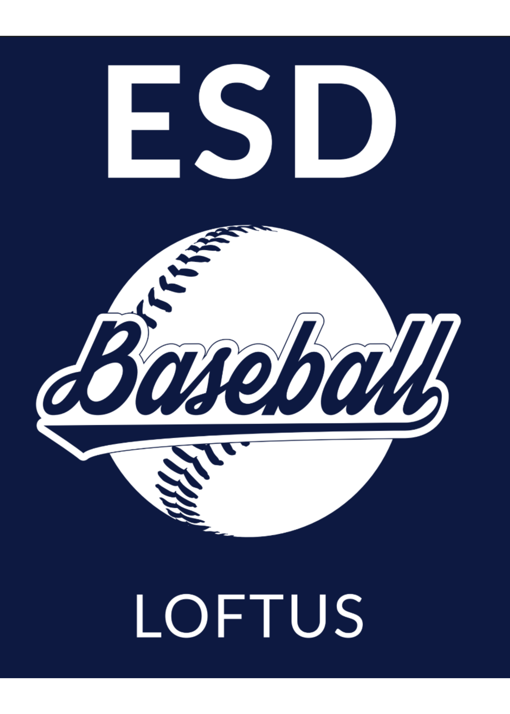 2026 Baseball Yard Sign