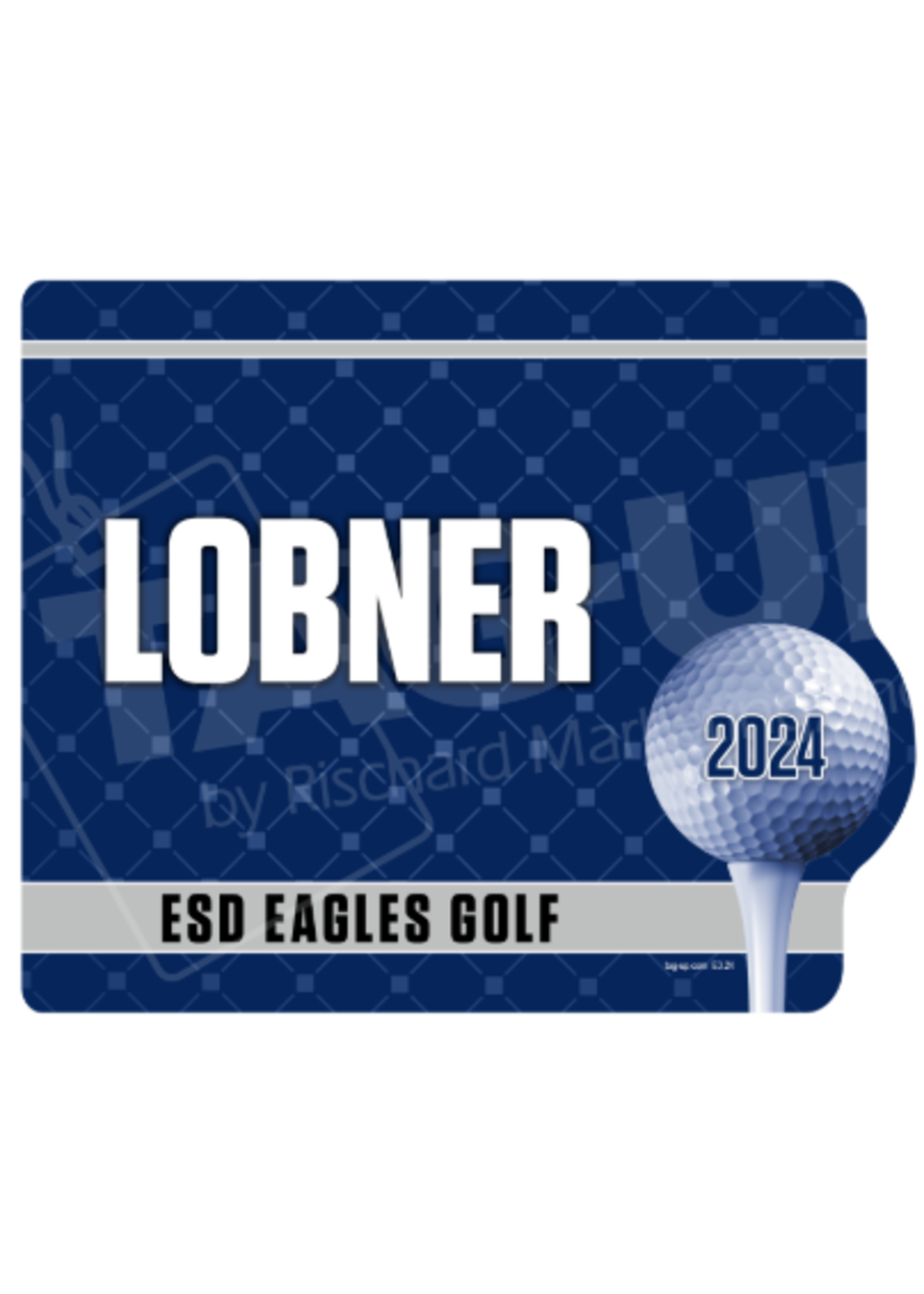 2026 Golf Locker Sign