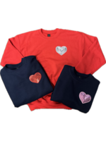 6J Threads Small Sequin Heart Sweatshirt Assorted