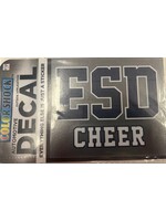 CDI Corp ESD Athletic Decal Cheer