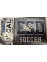 CDI Corp ESD Athletic Decal Soccer