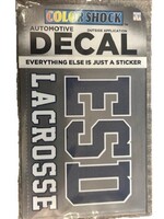 CDI Corp ESD Athletic Decal Lacrosse