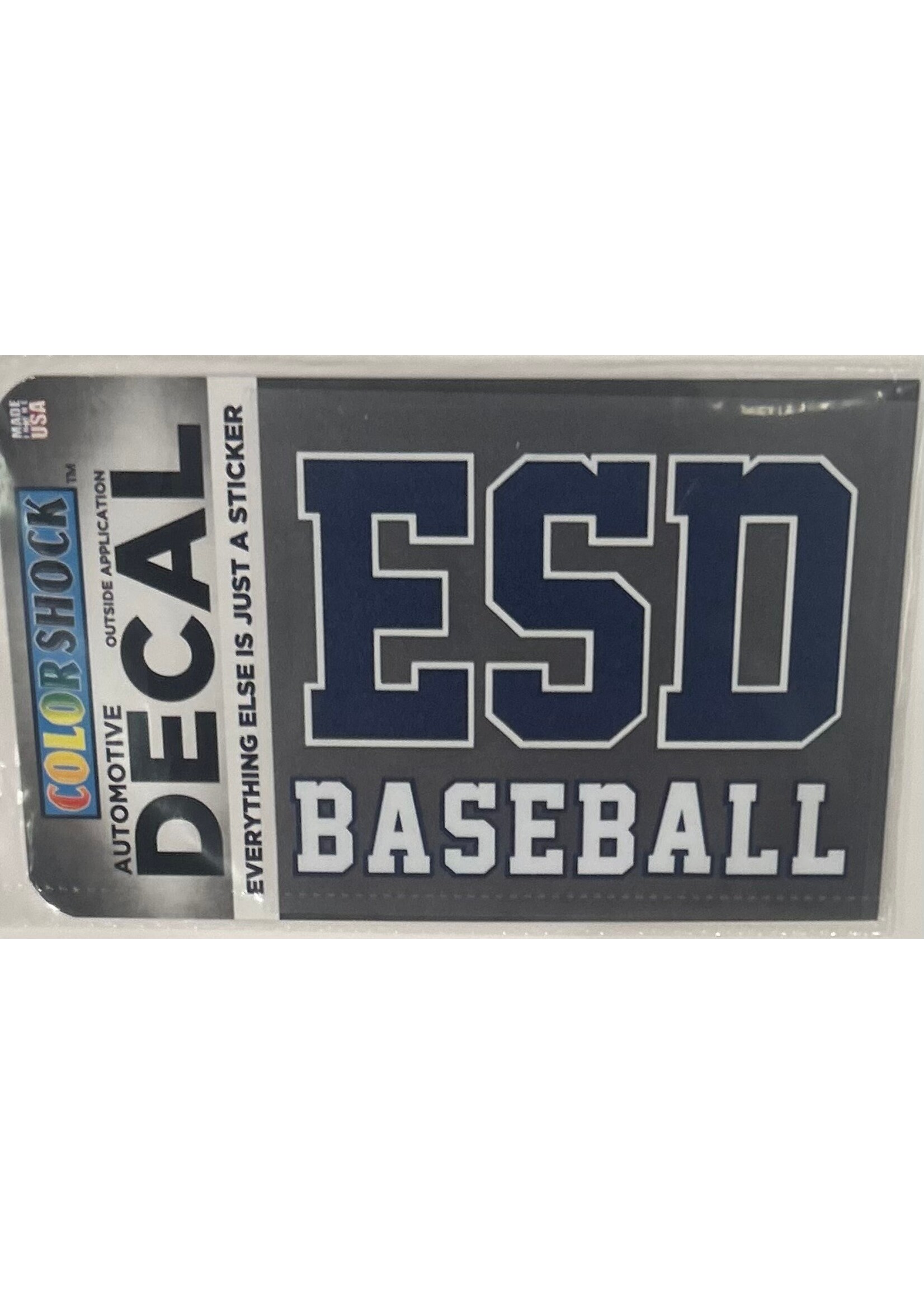 CDI Corp ESD Athletic Decal Baseball