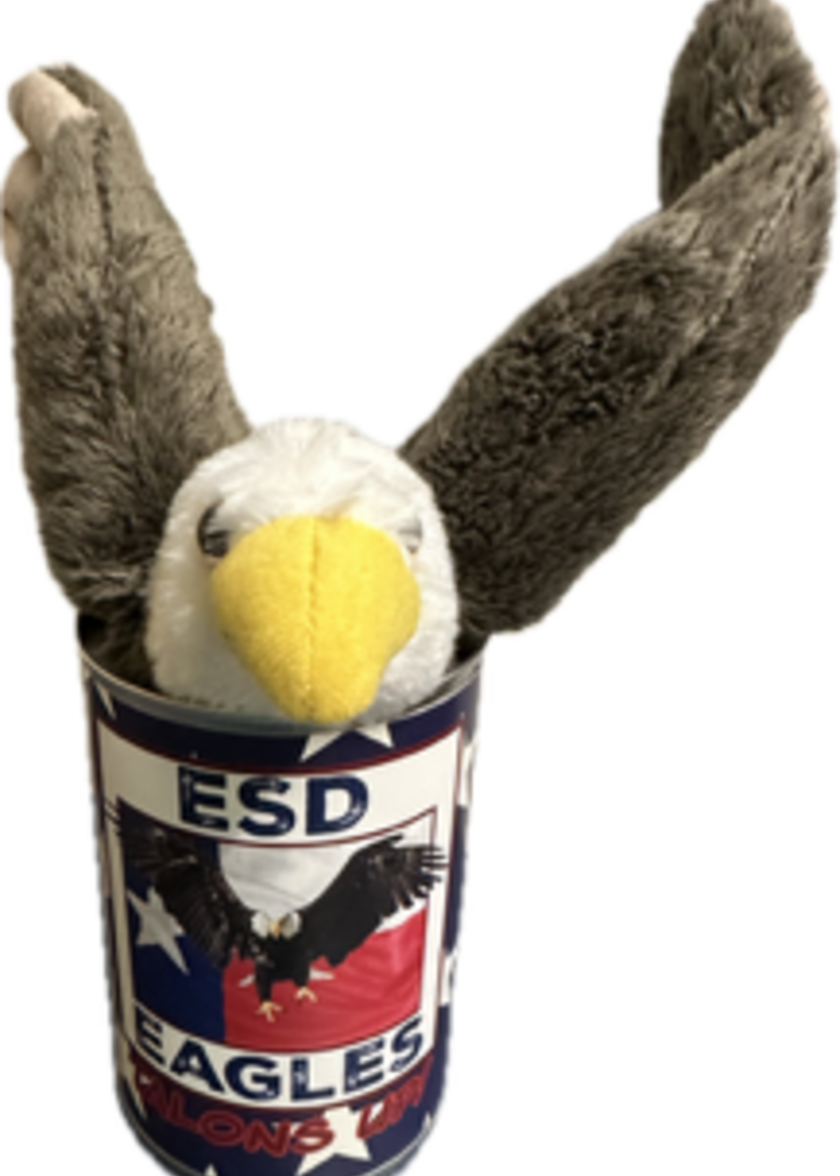 Canned Gifts Custom Plush Bald Eagle