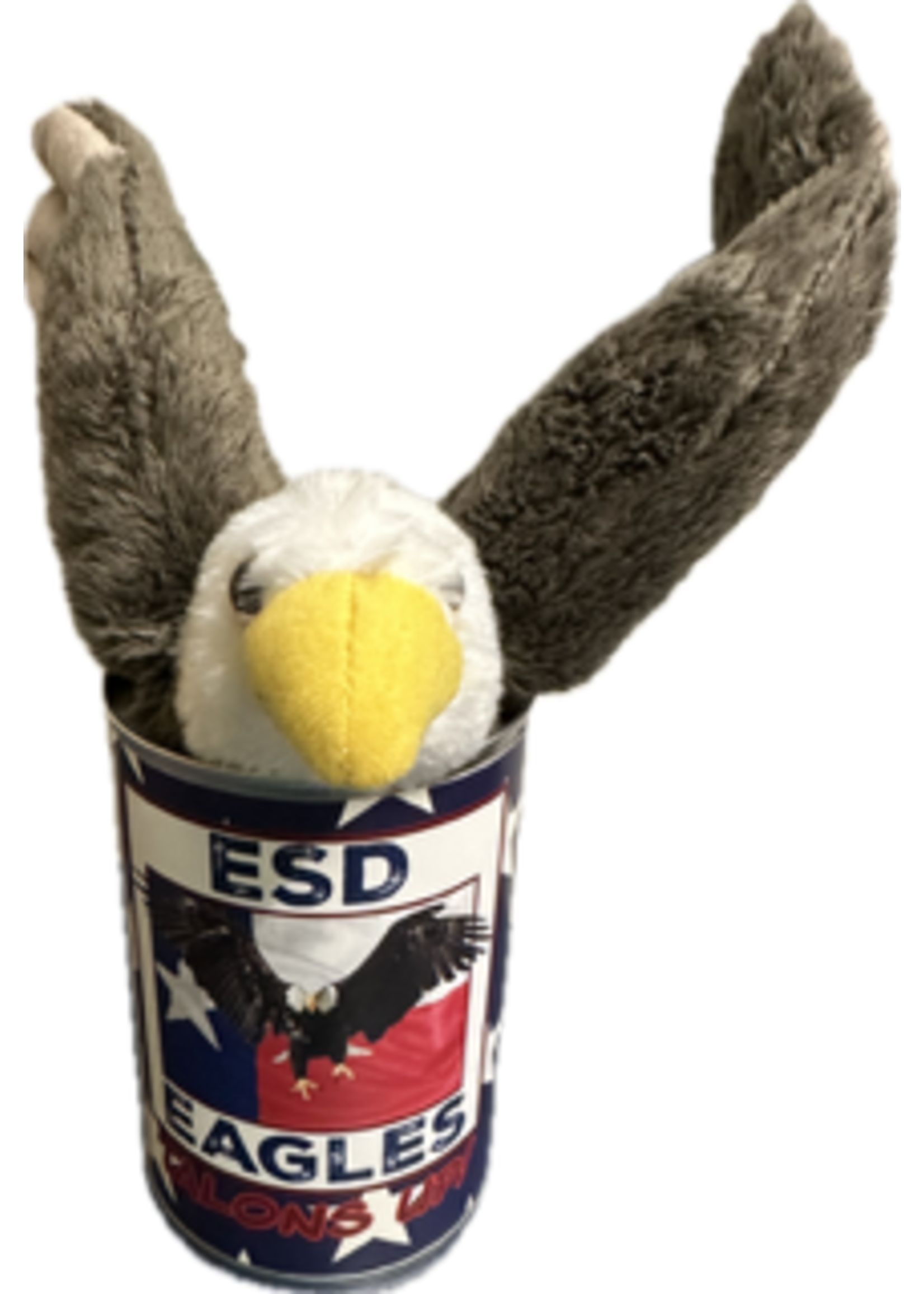 Canned Gifts Custom Plush Bald Eagle