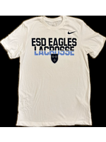 Nike Nike Dri Fit Cotton Tee ESD EAGLES LAX Navy Lt. Blue