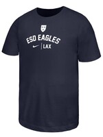 Nike NIKE YOUTH ESD EAGLES LAX Tee with Shield