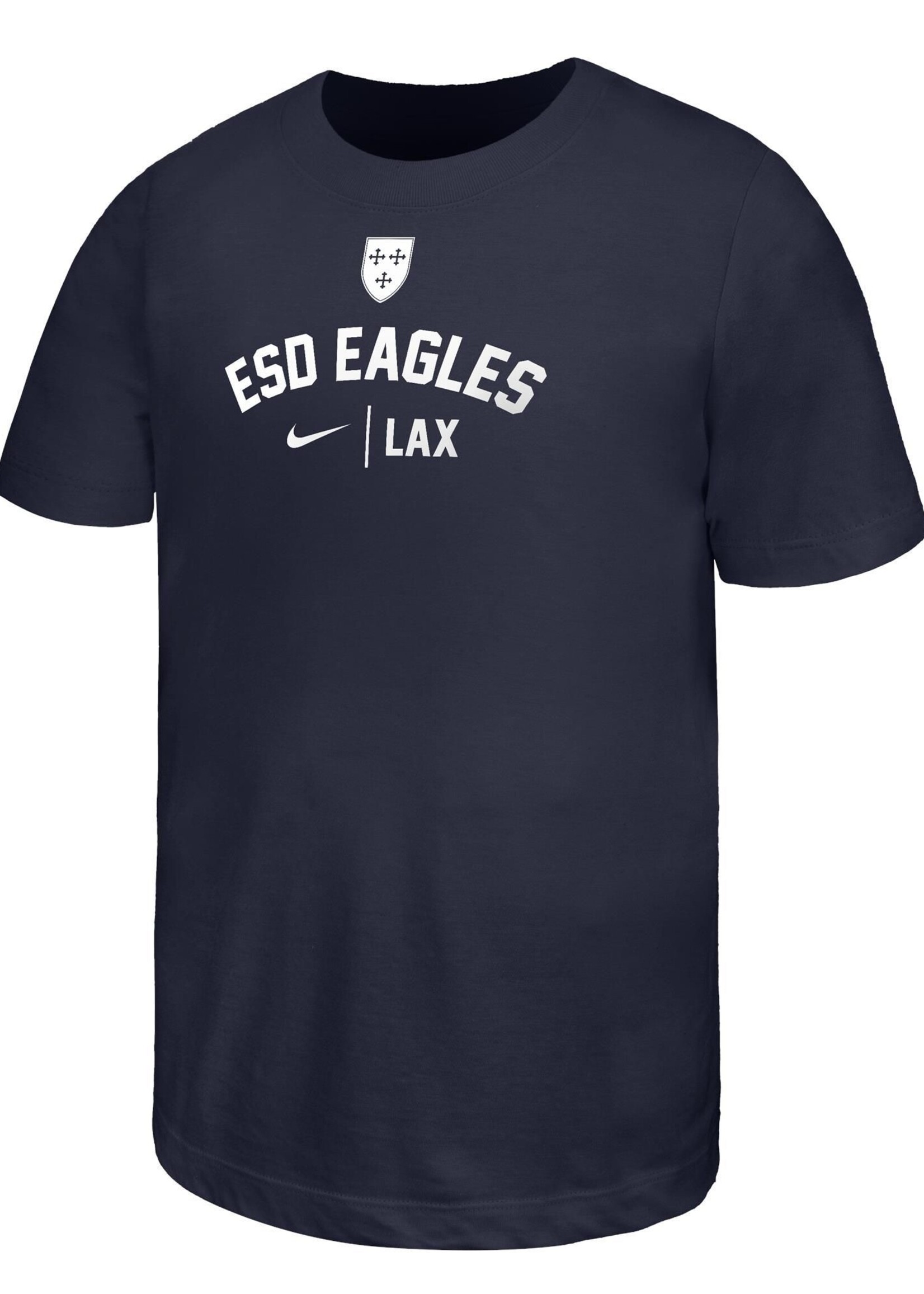 Nike NIKE YOUTH ESD EAGLES LAX Tee with Shield