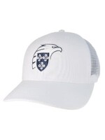 L2 Trucker Cap White with Eagle Shield
