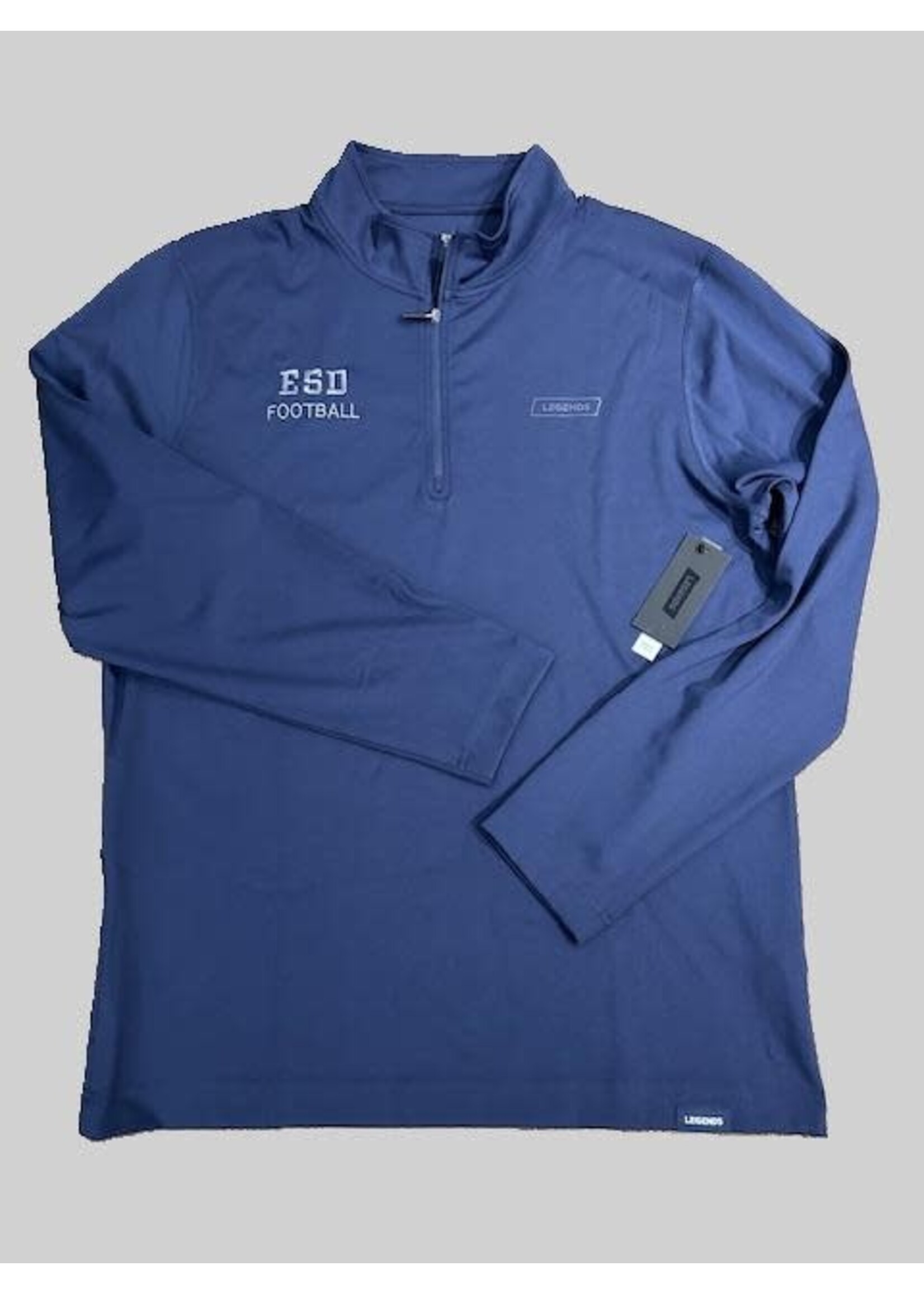 2025 Legends Navy 1/4 Zip ESD Football