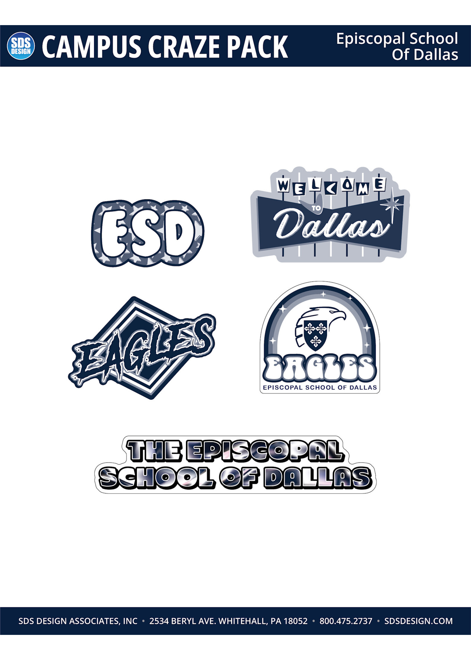 SDS Designs Campus Craze Sticker Pack