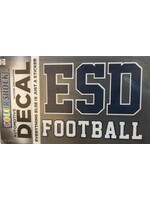 CDI Corp ESD Athletic Decal Football