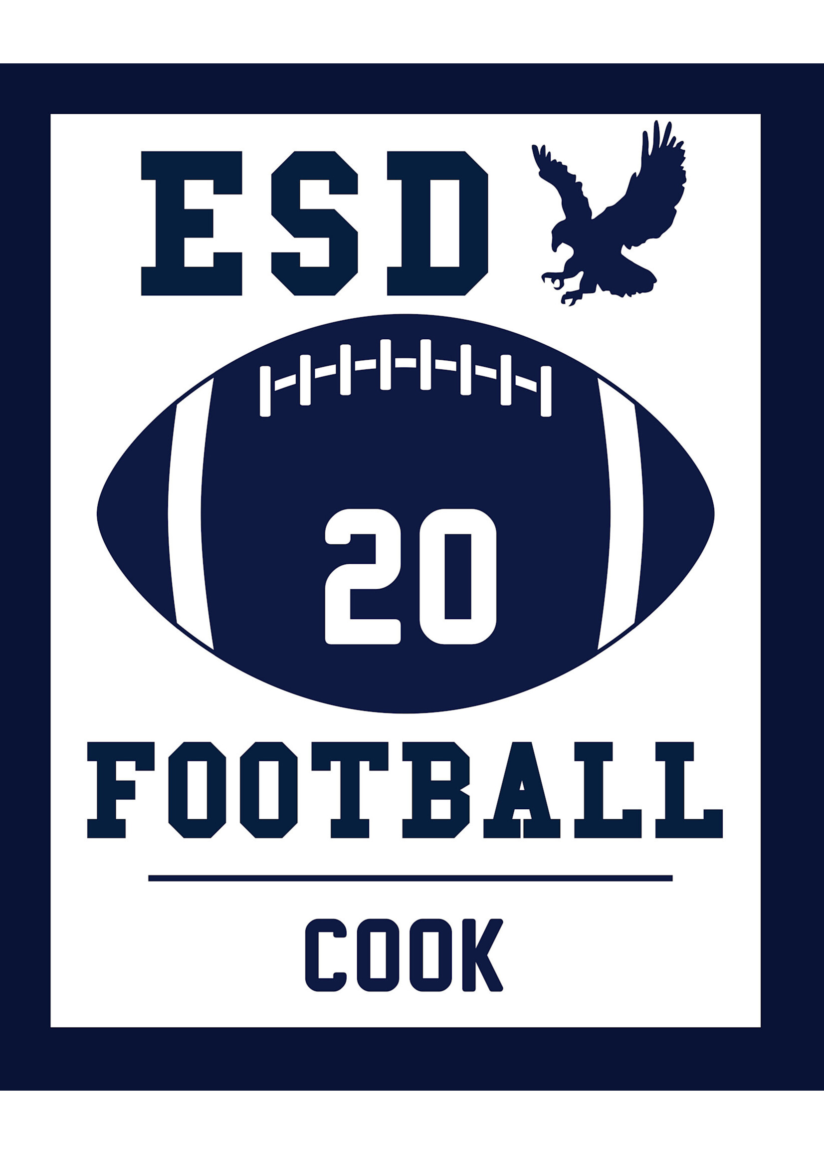 2025 Football Yard Sign