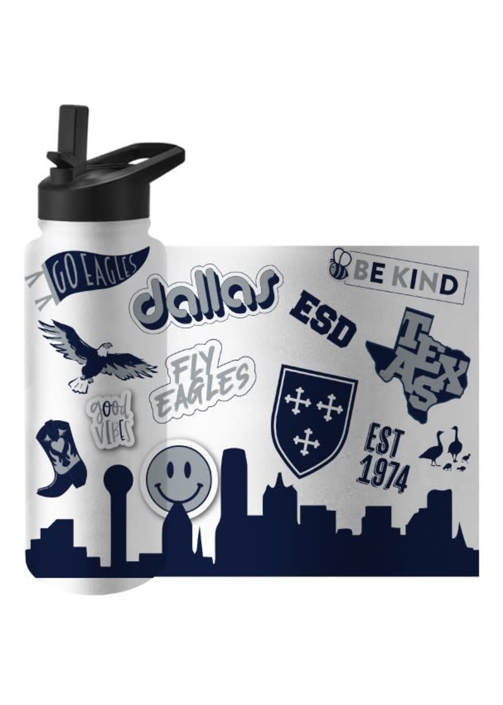 Logo Brands Logo Brands 34oz Native Quencher Bottle