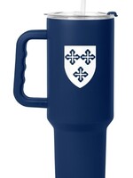 Logo Brands Logo Brands 40oz Flipside Powder Coat Tumbler Navy
