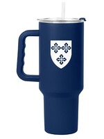 Logo Brands Logo Brands 40oz Flipside Powder Coat Tumbler Navy