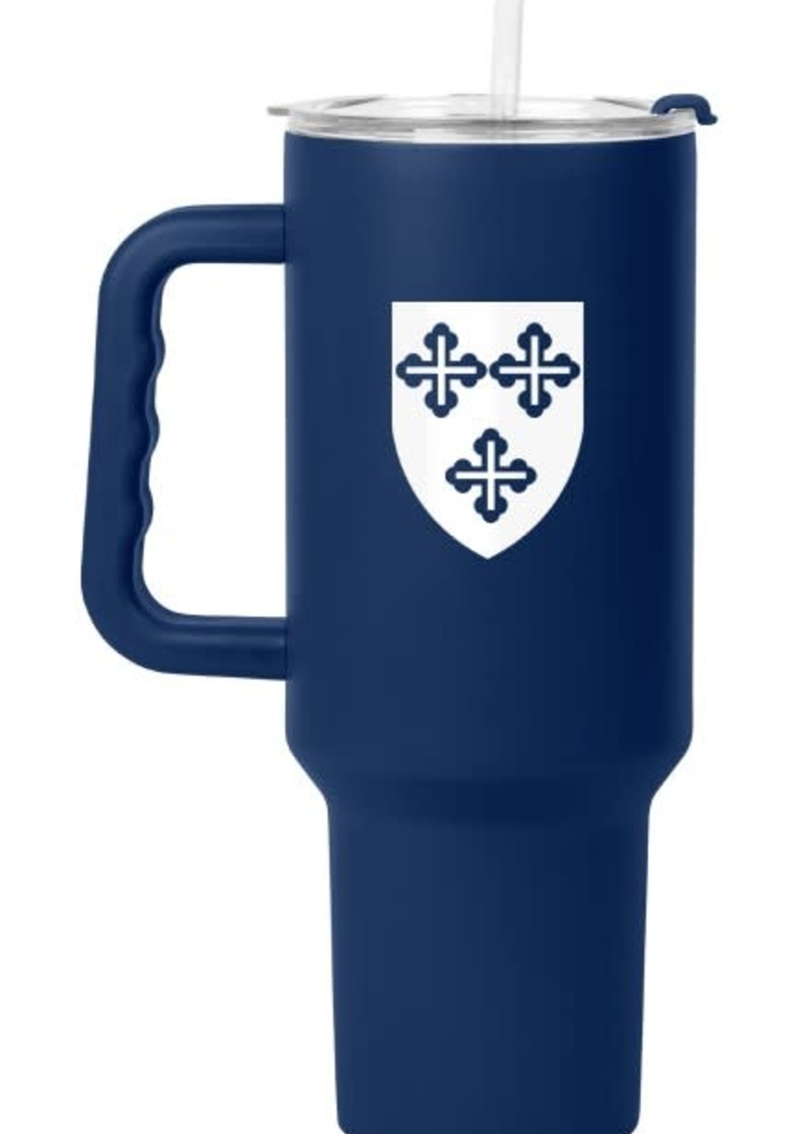 Logo Brands Logo Brands 40oz Flipside Powder Coat Tumbler Navy