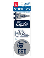 MCM Brands Sticker Sheet ESD Eagles Variety